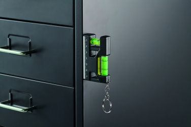 Logo trade promotional giveaways image of: Magnetic level ABS key ring